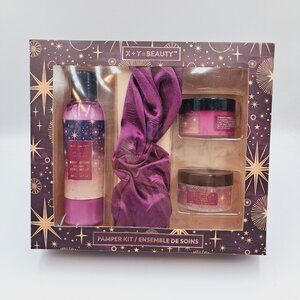 Bath & Body Beauty Vanilla Pamper Kit Lotion, Bath Salt, Body Soufflé, Headband